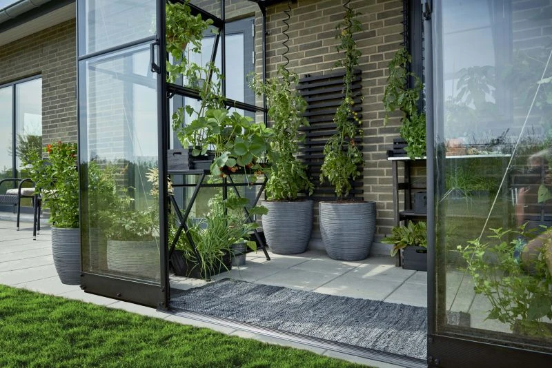 Royal Well muurkas Qube LT 68 Veiligheidsglas Zwart Gecoat - Afbeelding 6